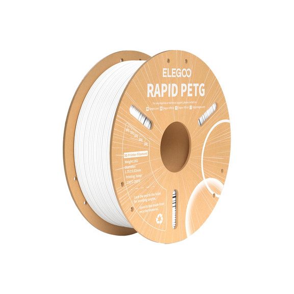Elegoo Rapid PETG Filament - Fehér / White (1kg - 1.75mm)