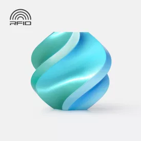   Bambu Lab PLA Silk Dual Color - Blue Hawaii - Blue - Green (1kg - 1,75mm)