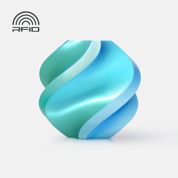 Bambu Lab PLA Silk Dual Color - Blue Hawaii - Blue - Green (1kg - 1,75mm) Bambu Lab PLA Silk Dual Color - Blue Hawaii - Blue - Green (1kg - 1,75mm)