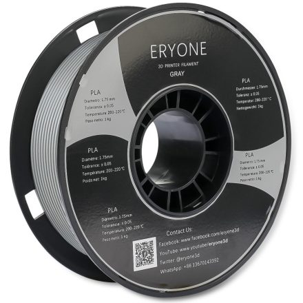 Eryone PLA filament - Szürke