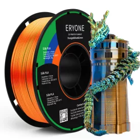 Eryone Triple Color Silk PLA - narancs, kék, zöld