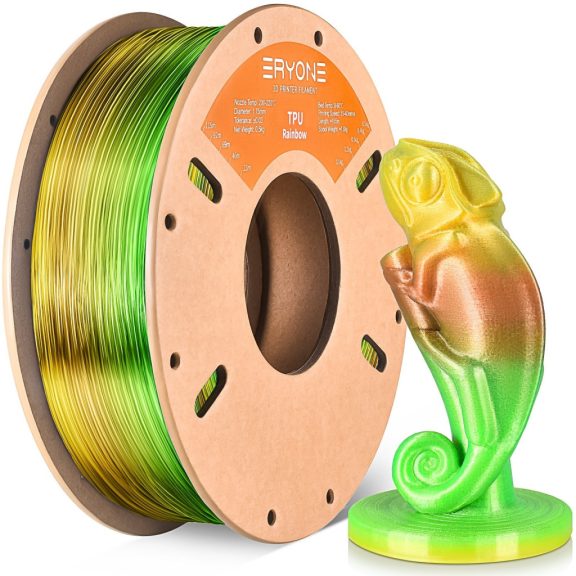 Eryone TPU Rainbow filament - Aurora Rainbow (1.75mm - 0.5kg) Eryone TPU Rainbow filament - Aurora Rainbow (1.75mm - 0.5kg)