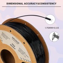 Eryone TPU filament - Fekete (1.75mm - 1kg)