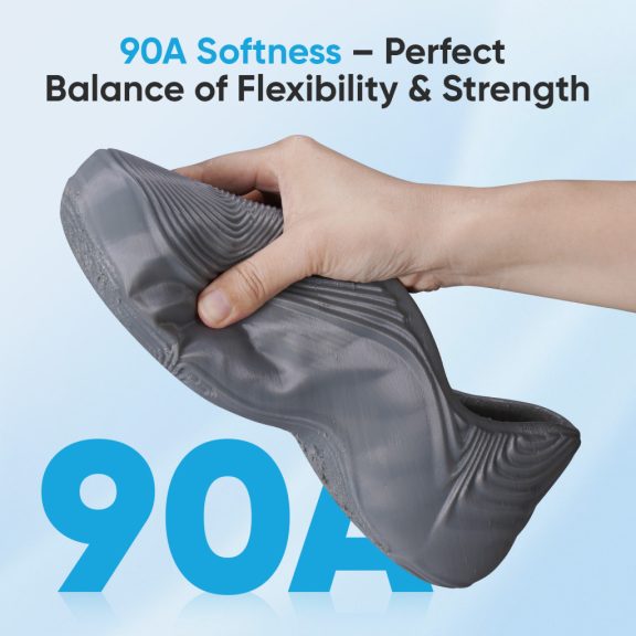 Eryone TPU 90A filament - Gray Blue (1.75mm - 1kg)
