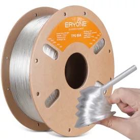Eryone TPU 90A filament - Transparent (1.75mm - 1kg)