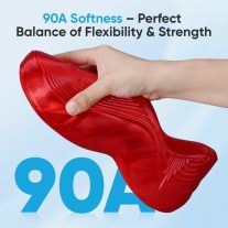 Eryone TPU 90A filament - Transparent Red (1.75mm - 1kg)