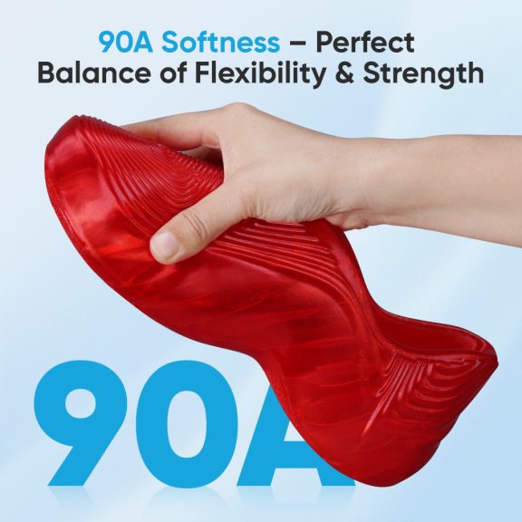 Eryone TPU 90A filament - Transparent Red (1.75mm - 1kg)