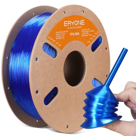 Eryone TPU 90A filament - Transparent Blue (1.75mm - 1kg)