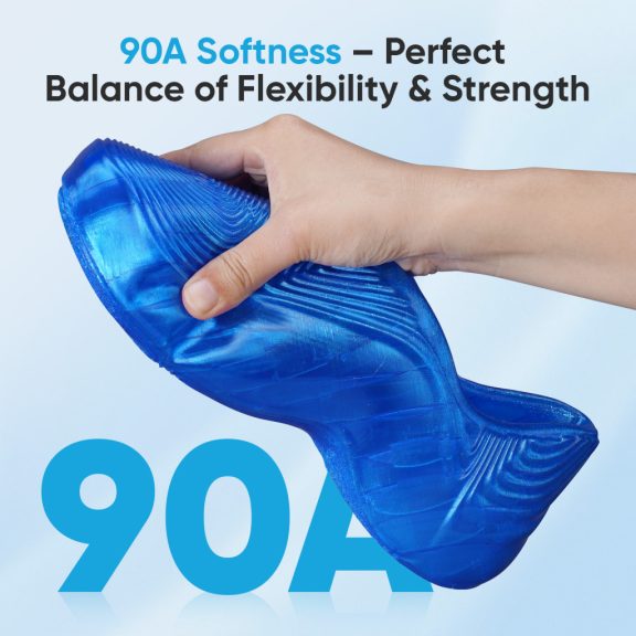 Eryone TPU 90A filament - Transparent Blue (1.75mm - 1kg)