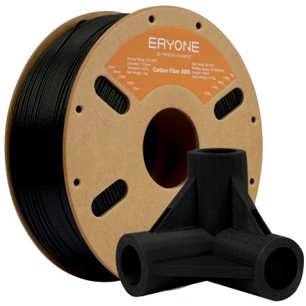 Eryone ABS Carbon Fiber 3D Filament - Fekete / Black (1.75mm - 1kg)