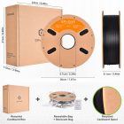 Eryone Carbon Fiber Nylon PA12-CF - Black 3D Filament (0.8kg, 1.75mm)