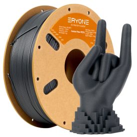   Eryone Carbon Fiber PETG 3D Nyomtató Filament - Sötét Szürke - (1kg - 1.75mm)
