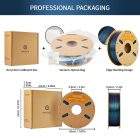 Eryone PLA Burnt Titanium 3D Nyomtató Filament - Blue - Kék (1kg - 1,75mm)