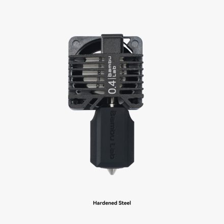 Bambu Hotend - P1S / P1P - 0.4mm Edzett Acél - Complete Hotend