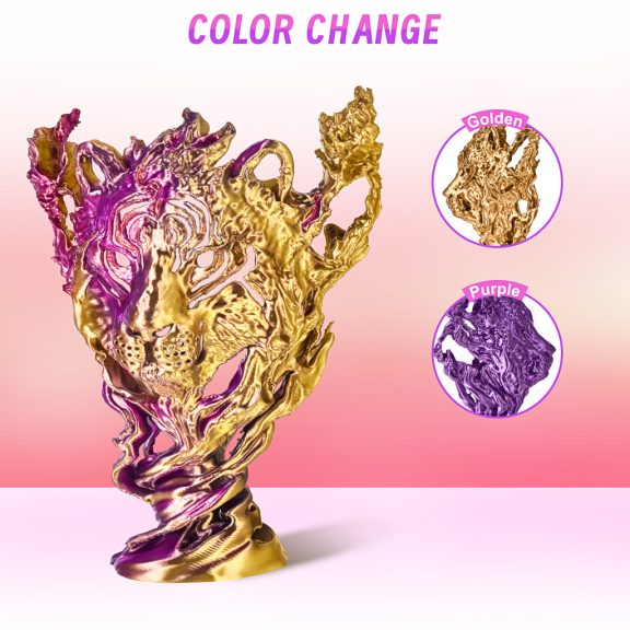 Eryone HS Dual Silk PLA - Gold & Purple (1kg - 1.75mm)