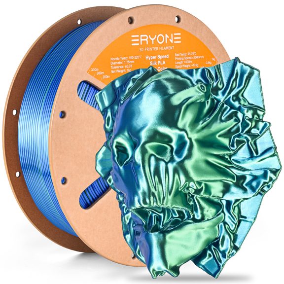 Eryone HS Dual Silk PLA - Blue & Green (1kg - 1.75mm) Eryone HS Dual Silk PLA - Blue & Green (1kg - 1.75mm)