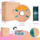 Eryone HS Dual Silk PLA - Emerald Green & Black (1kg - 1.75mm)