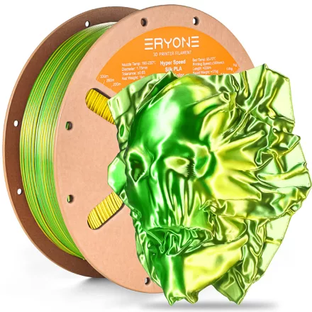 Eryone HS Dual Silk PLA - Green & Yellow (1kg - 1.75mm)
