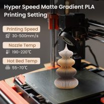 Eryone HS Matt Gradient Rainbow PLA - Coffee (1kg - 1.75mm)