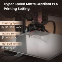 Eryone HS Matt Gradient Rainbow PLA - Fossil (1kg - 1.75mm)
