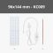 Lithophane LED Backlight Board Kit 96*144mm - KC009