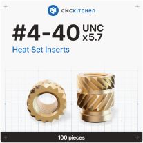 CNC Kitchen - #4-40 menetbetét, #4-40 UNC x 5.7 (100 darab)