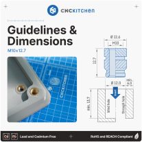 CNC Kitchen - M10 menetbetét, M10x12.7 (20 darab)