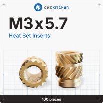 CNC Kitchen - M3 menetbetét, M3x5.7 (100 darab)