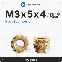 CNC Kitchen - M3 VORON menetbetét, M3x5x4 (100 darab)