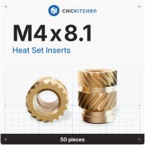 CNC Kitchen - M4 menetbetét, M4x8.1 (50 darab)