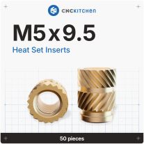 CNC Kitchen - M5 menetbetét, M5x9.5 (50 darab)